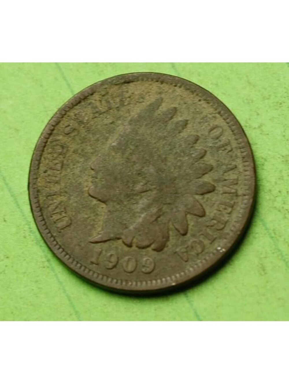 X454 1909 Indian Had Cent Penny 1c - Check Out Our Store old coins money collect